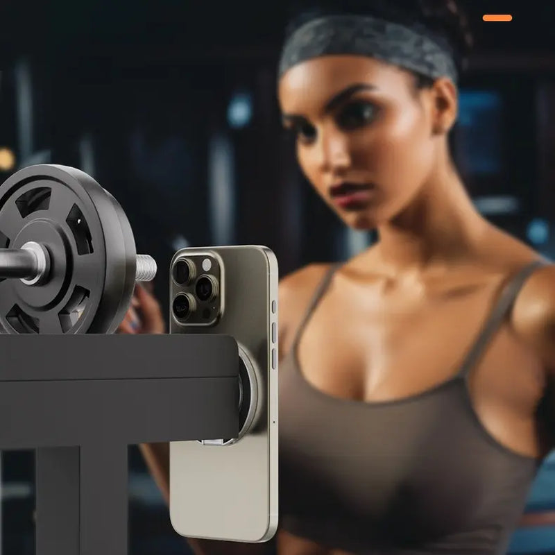 Magnetic Metal Phone Ring Holder/Grip & Stand 360° Rotation & Foldable Design, All-In-One Multi Use Perfect for Car Navigation, Desk Work, Outdoor Travel, Workout & Viewing Sturdy, Portable with Strong Magnetic Ring