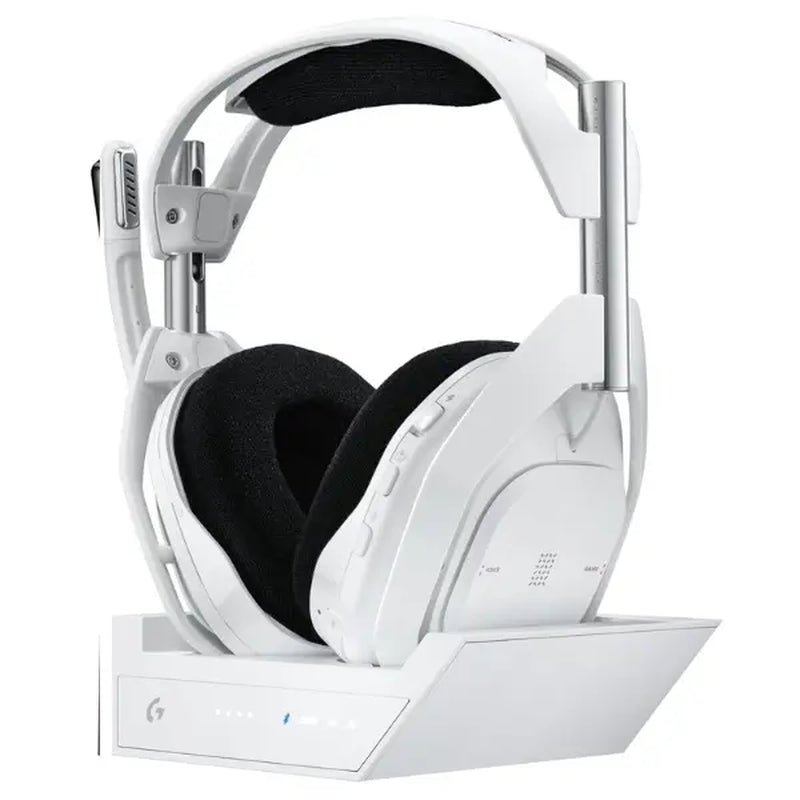 Logitech G Astro A50 X Omni-Platform Wireless Gaming Headset + Base Station for PS5, Xbox, PC - PLAYSYNC Video & Audio Switcher, HDMI 2.1 4K 120Hz VRR, <24 Bit/48 Khz, 24Hr Battery, 2.4Ghz & BT, Black, Gaming Headsets