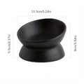 Ceramic Raised Cat Bowl Set - Stress-Free Elevated Pet Feeding Tray for Cats and Small Dogs, Dishwasher Safe