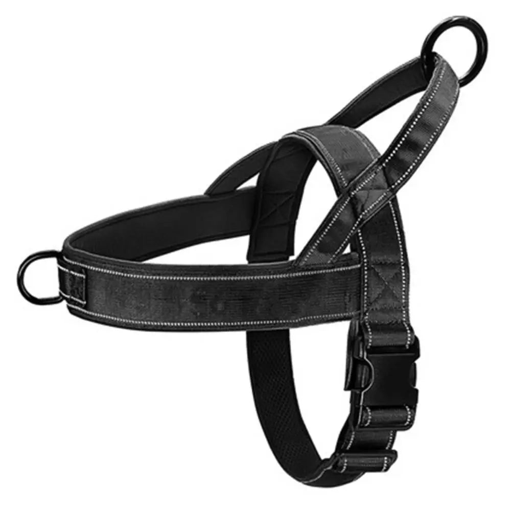 Walking Training Adjustable Reflective Nylon Pet Traction Rope Dog Tactical Chest Strap Dog Vest Durable Dog Harness