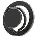 Magnetic Metal Phone Ring Holder/Grip & Stand 360° Rotation & Foldable Design, All-In-One Multi Use Perfect for Car Navigation, Desk Work, Outdoor Travel, Workout & Viewing Sturdy, Portable with Strong Magnetic Ring